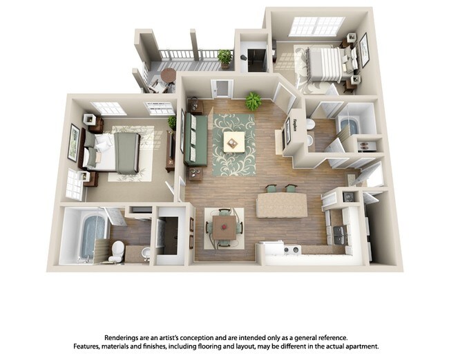 Guadalupe 2x2 1212 floor plan